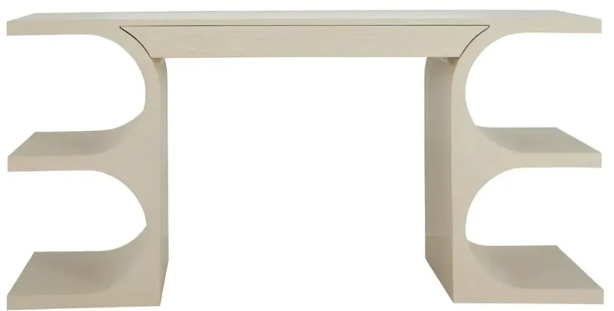 Erin 1-Drawer Desk, Light Oak