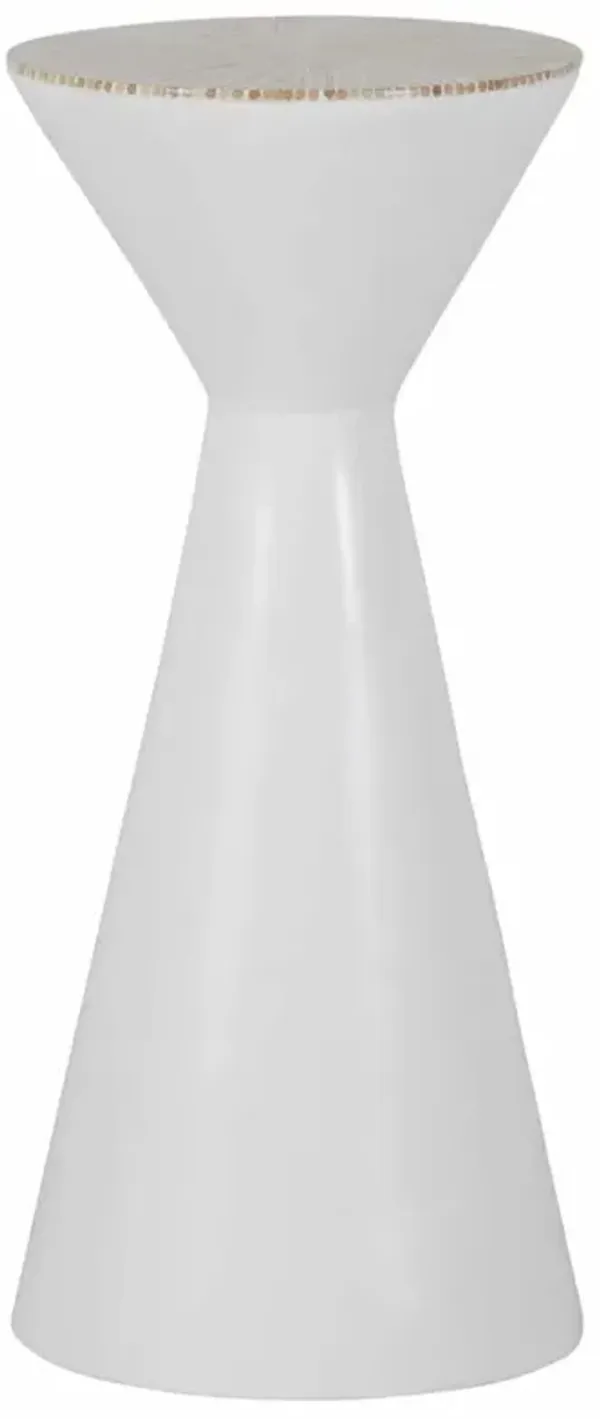 Essie Drink Table - White/Natural - Gabby