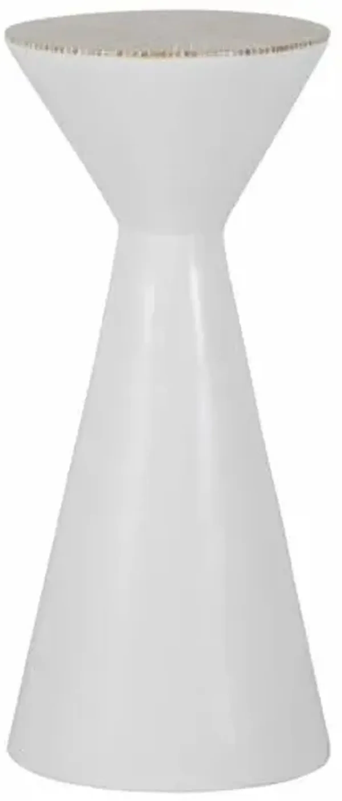 Essie Drink Table - White/Natural - Gabby