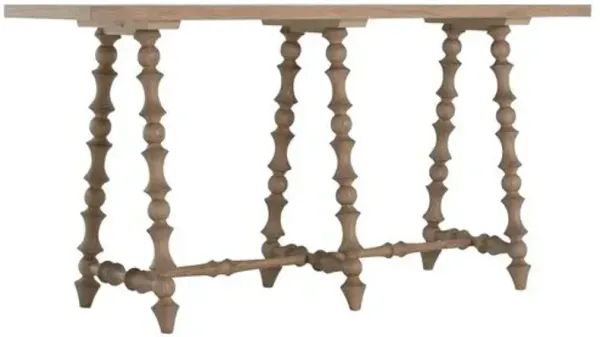 Kirkwood Spindle Console Table - Gabby - Brown