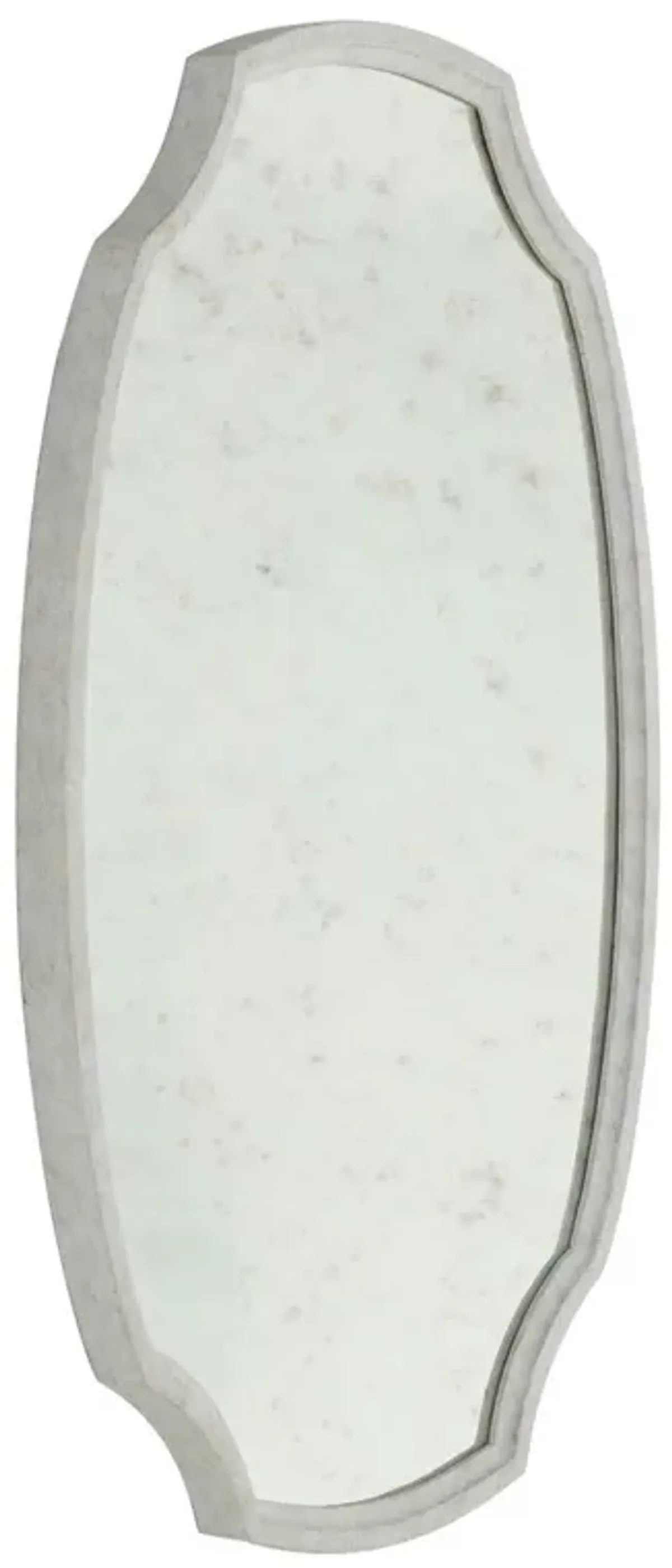 Margot Wall Mirror, Textured White