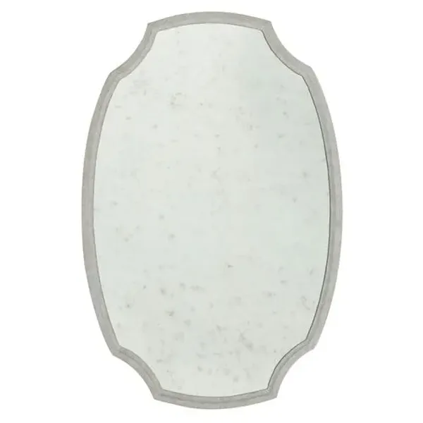 Margot Wall Mirror - Textured White - Gabby