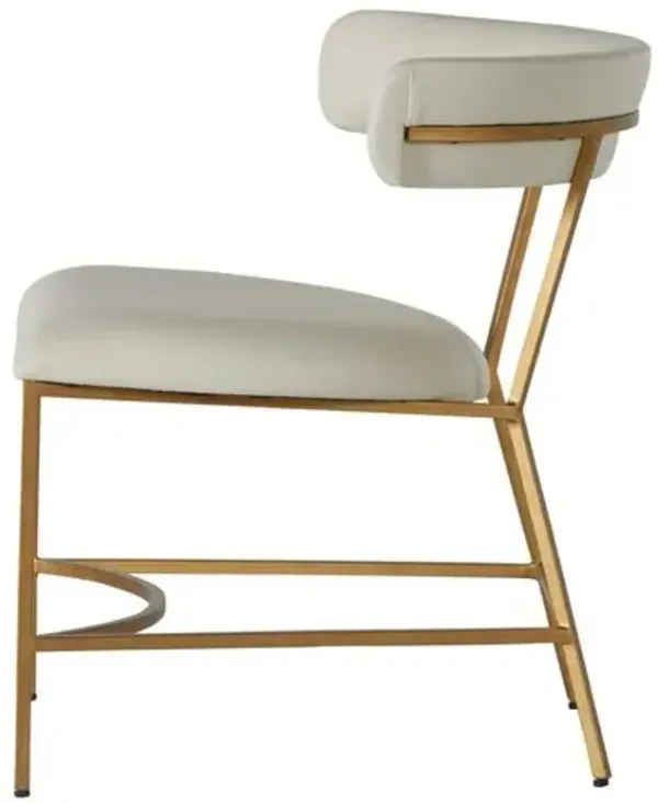 Matlock Faux Leather Dining Chair - Gabby - Yellow