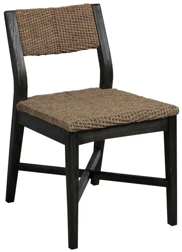 Richard Seagrass Dining Side Chair, Brown