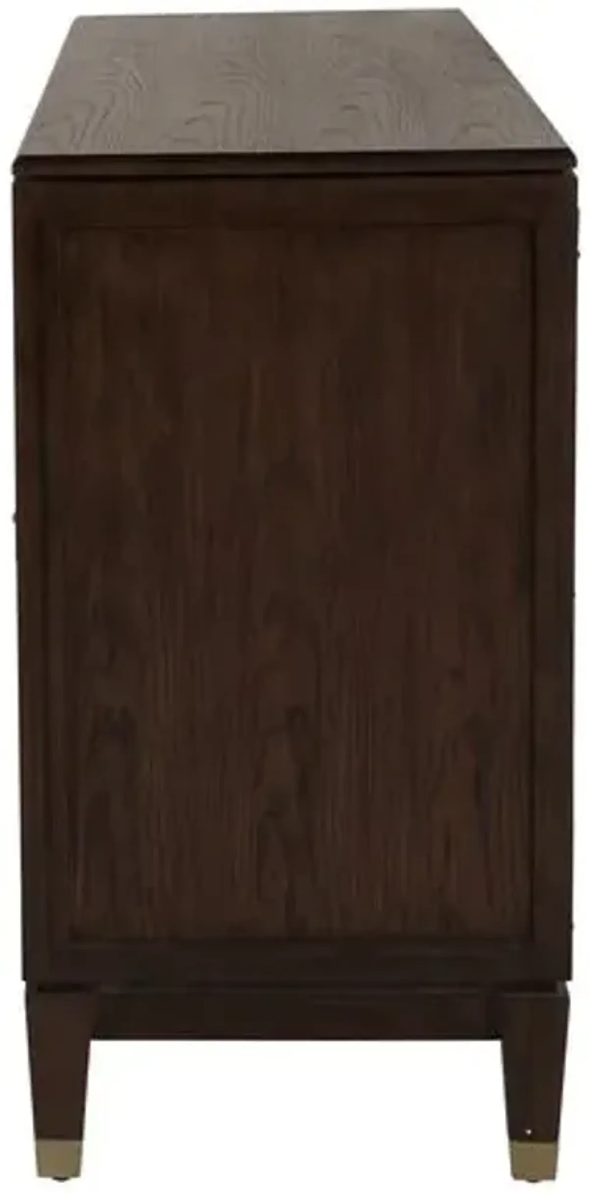 Saffron 4-Door Cabinet - Brown - Gabby