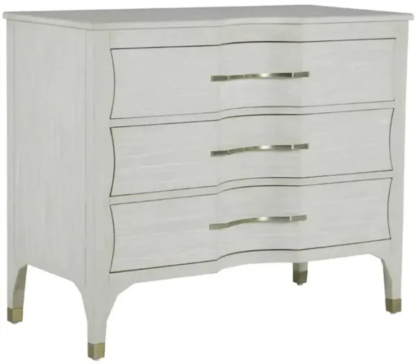 Sherman 3-Drawer Chest - White - Gabby