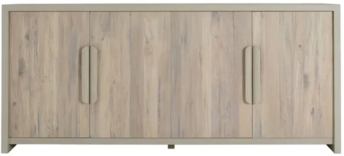 Zachariah 4-Door Sideboard - Natural - Gabby - White