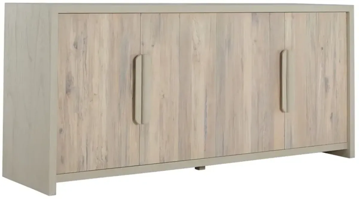 Zachariah 4-Door Sideboard - Natural - Gabby - White