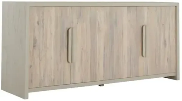 Zachariah 4-Door Sideboard - Natural - Gabby - White