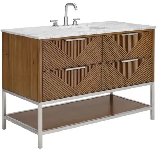 Diamond 48" Single Sink Bathroom Vanity - BEMMA Design - Brown