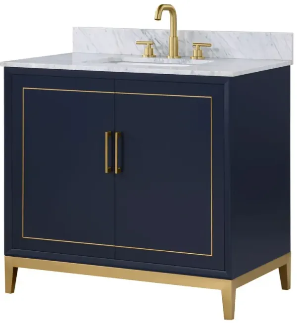 Gracie 36" Single Sink Bathroom Vanity - BEMMA Design - Blue