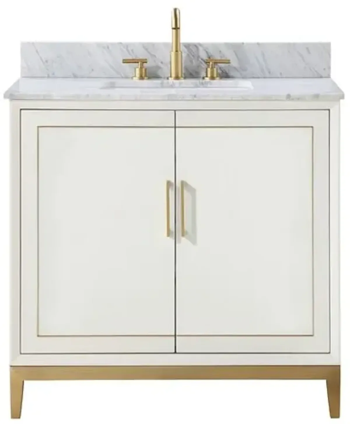 Gracie 36" Single Sink Bathroom Vanity - BEMMA Design - White