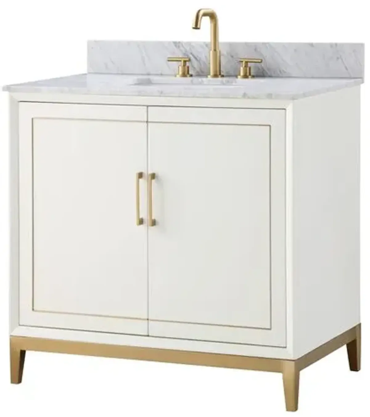 Gracie 36" Single Sink Bathroom Vanity - BEMMA Design - White