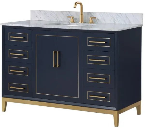 Gracie 48" Single Sink Bathroom Vanity - BEMMA Design - Blue