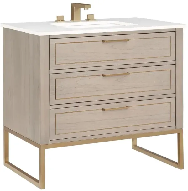 Markham 36" Single Sink Bathroom Vanity - BEMMA Design - Gray