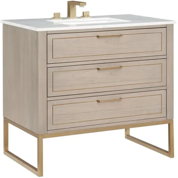 Markham 36" Single Sink Bathroom Vanity - BEMMA Design - Gray