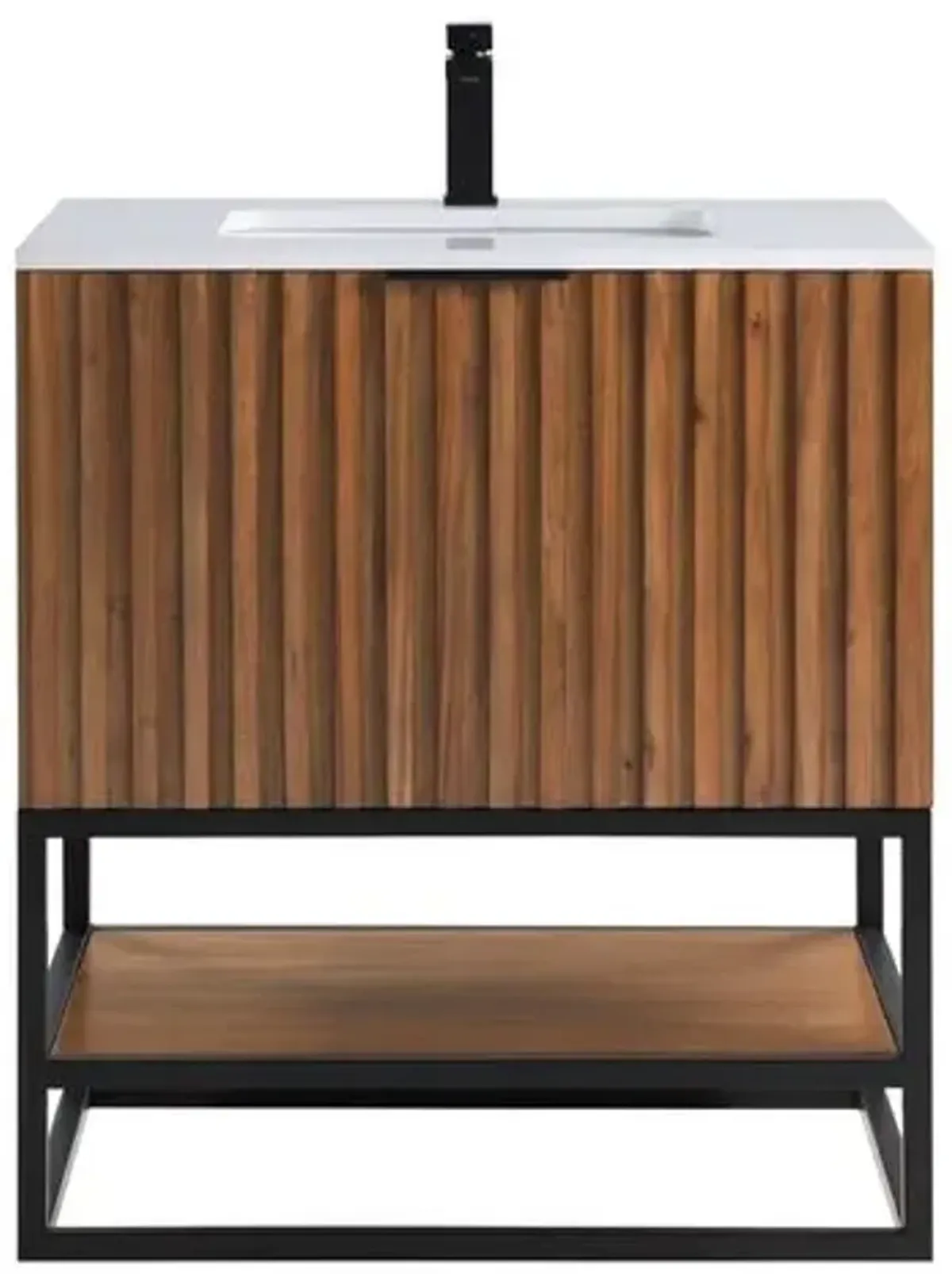 Terra 30" Single Sink Bathroom Vanity - BEMMA Design - Brown