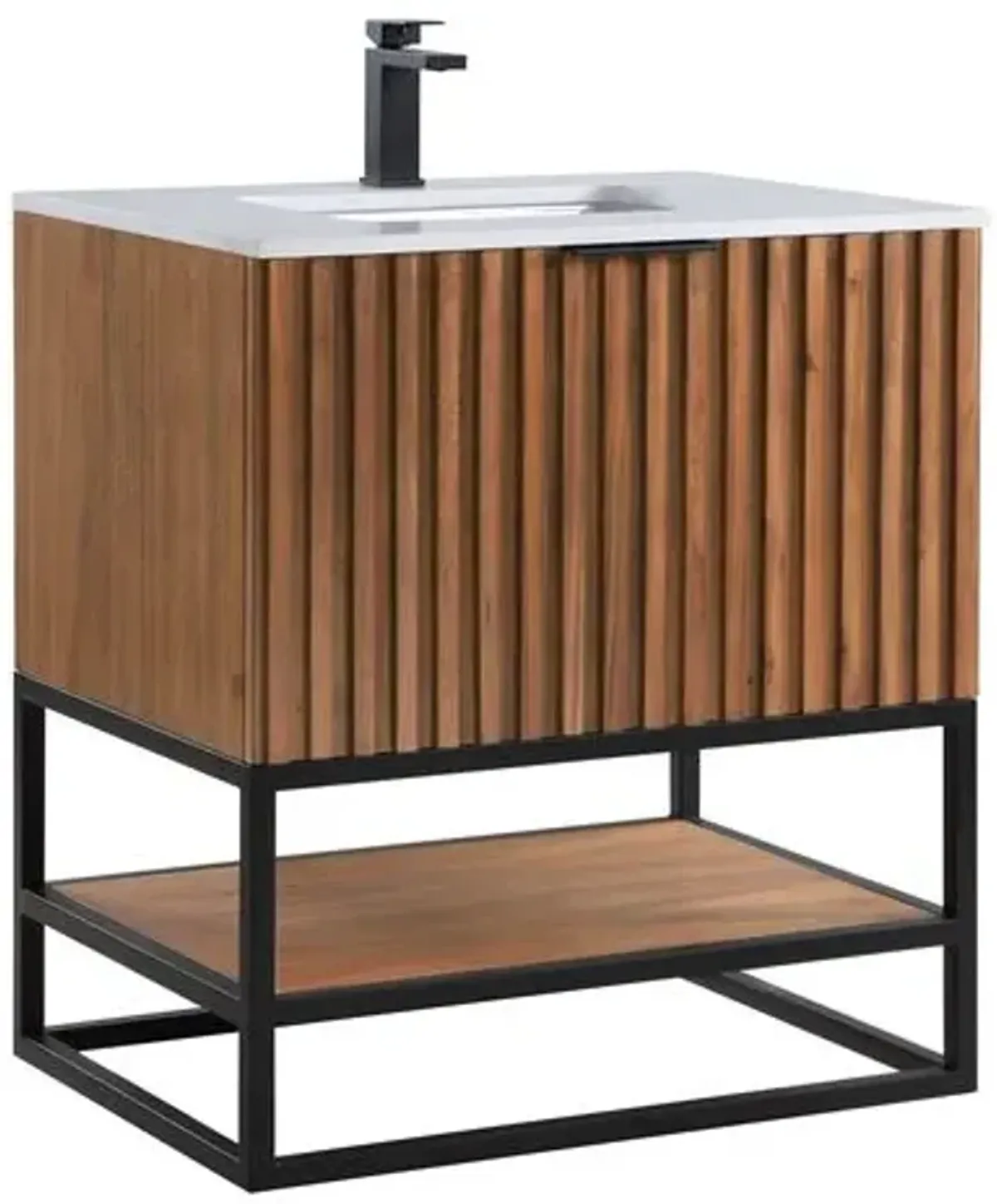 Terra 30" Single Sink Bathroom Vanity - BEMMA Design - Brown