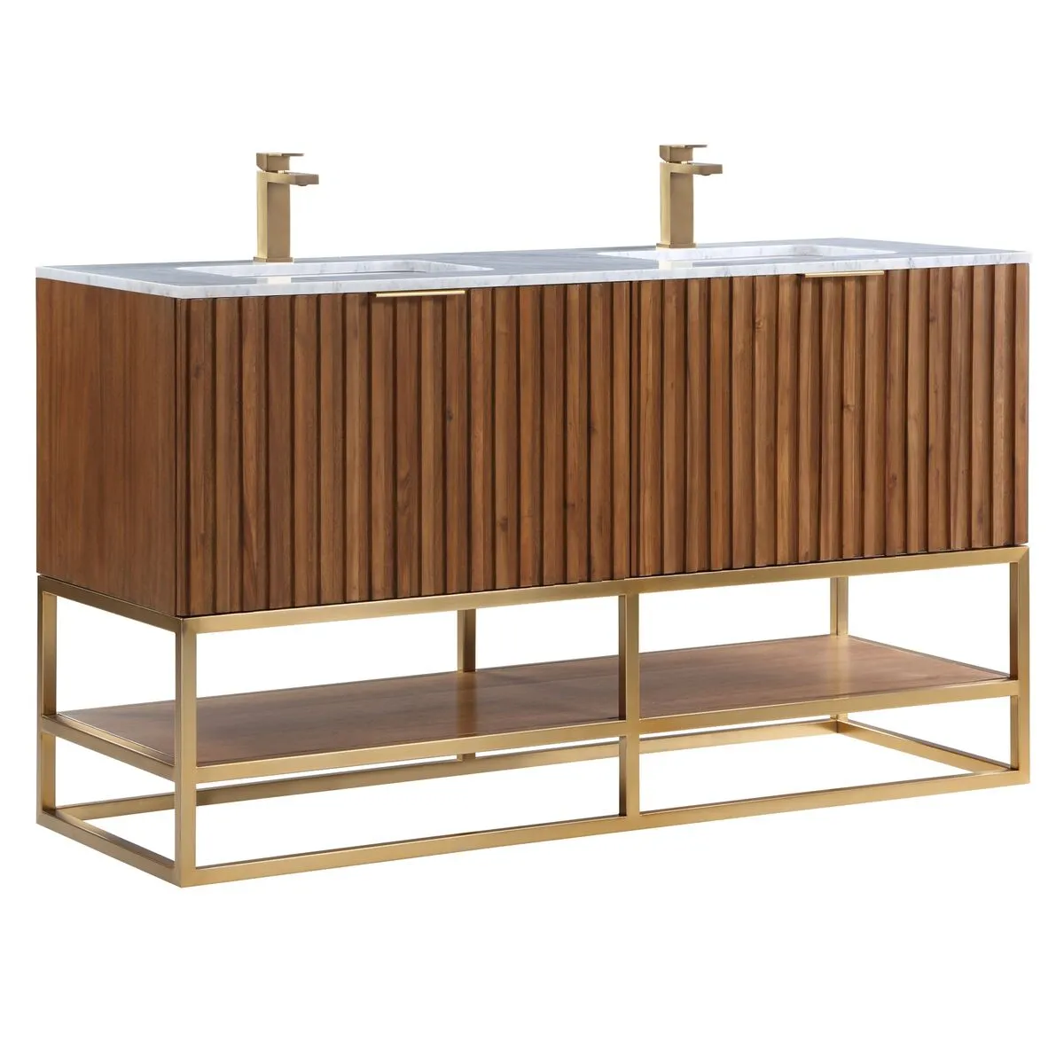 Terra 60" Double Sink Bathroom Vanity