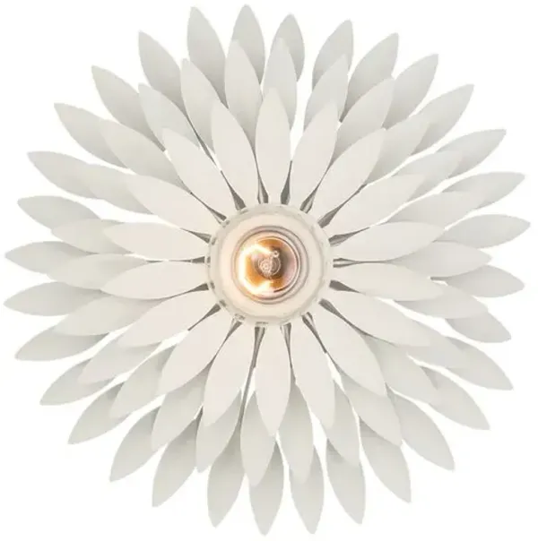 Broche 1-Light Wall Sconce - Crystorama - White