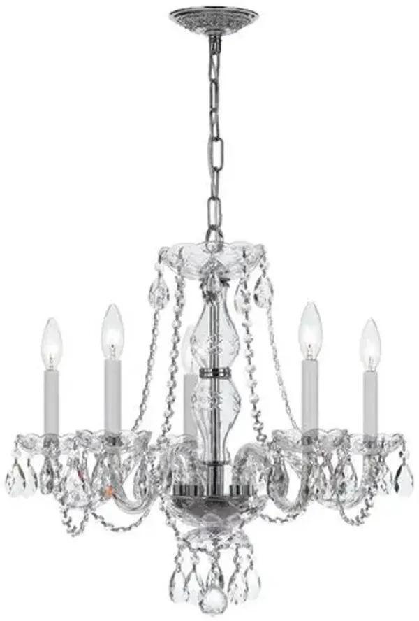Traditional Crystal 5-Light Chandelier - Crystorama - Clear