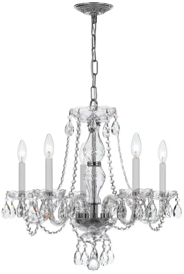 Traditional Crystal 5-Light Chandelier - Crystorama - Clear