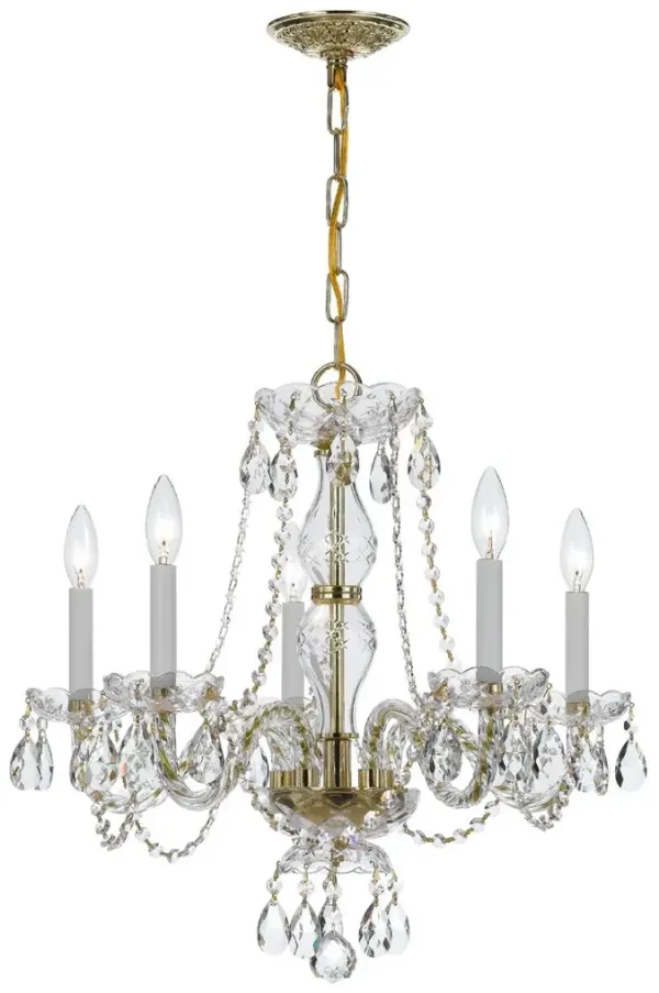 Traditional Crystal 5-Light Chandelier - Crystorama - Clear