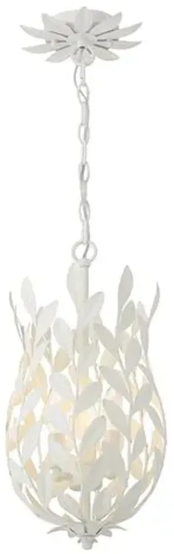 Broche 3-Light Mini Pendant - Crystorama - White
