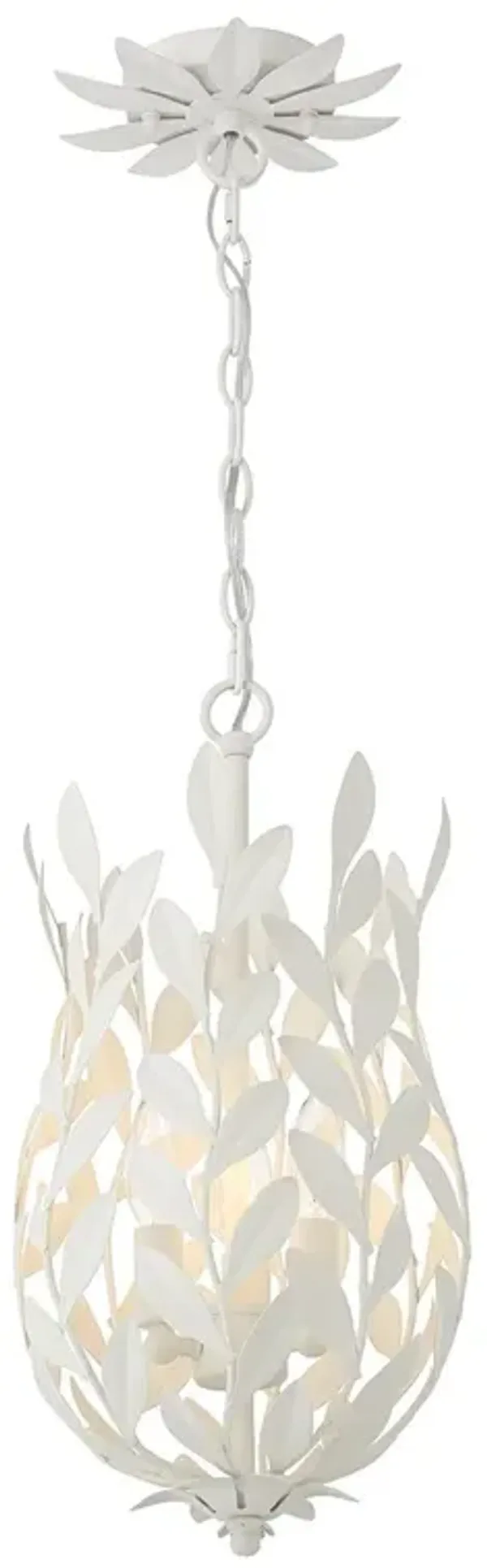 Broche 3-Light Mini Pendant - Crystorama - White