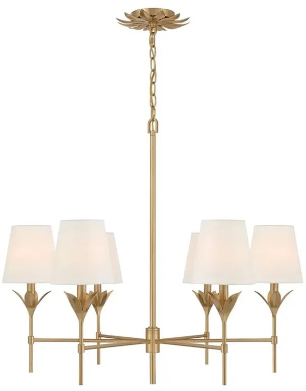 Broche 6-Light Chandelier - Crystorama - Gold