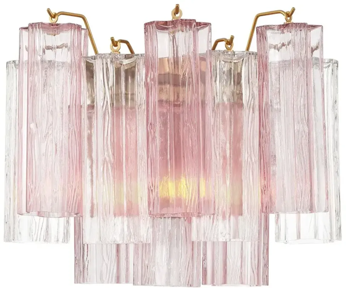 Addis 2-Light Wall Sconce - Crystorama - Pink