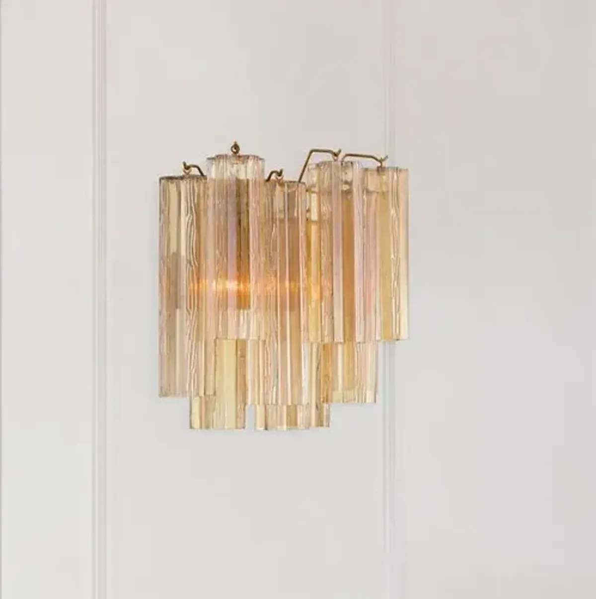 Addis 2-Light Wall Sconce - Crystorama - Gold