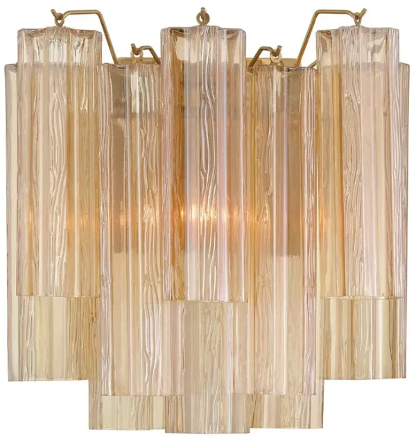 Addis 2-Light Wall Sconce - Crystorama - Gold