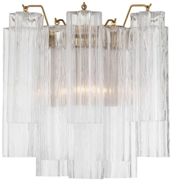 Addis 2-Light Wall Sconce - Crystorama - Clear