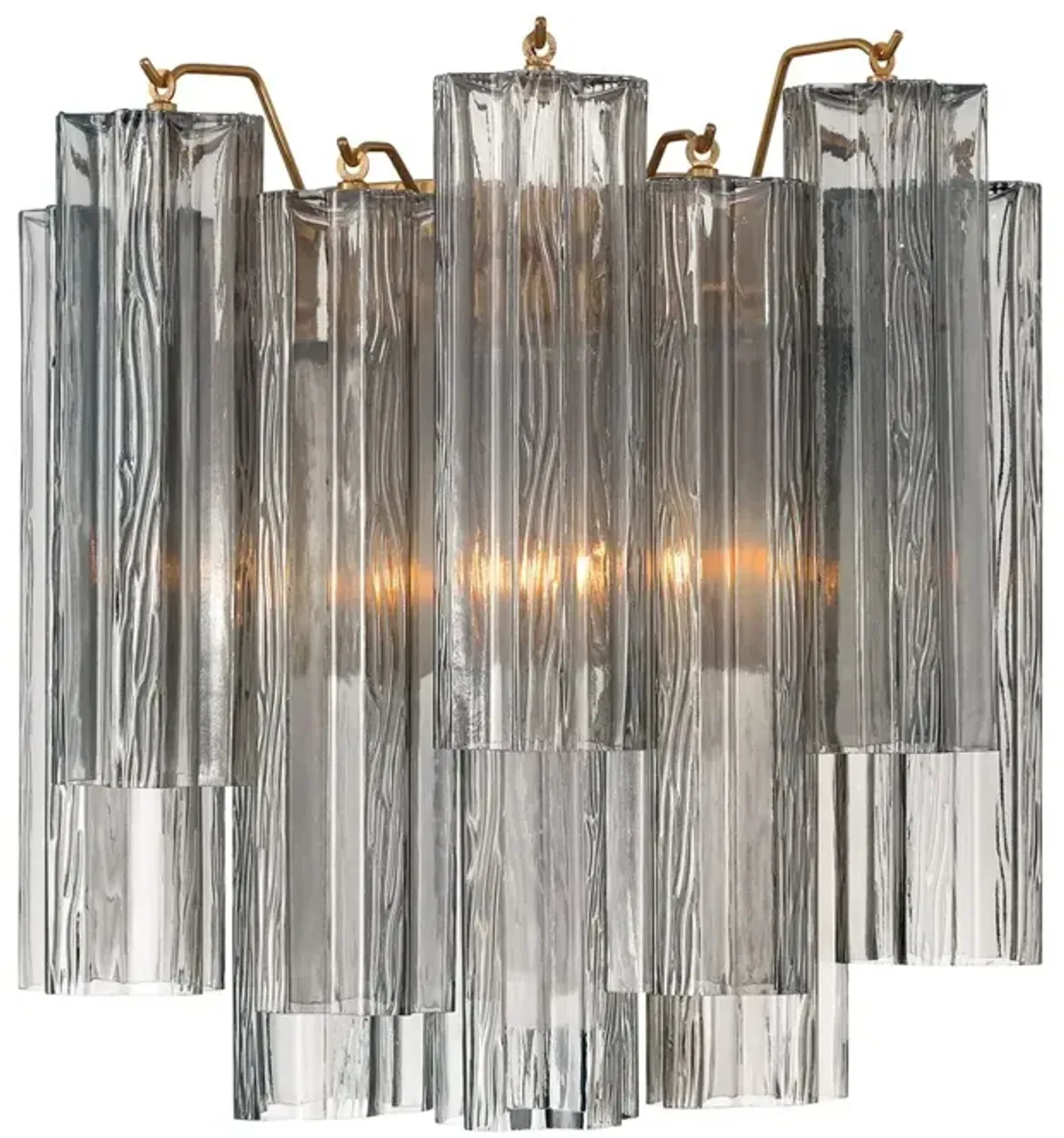 Addis 2-Light Wall Sconce - Crystorama - Gray
