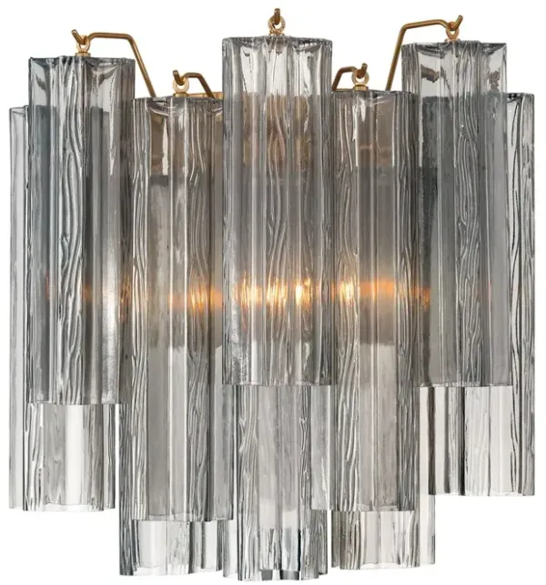Addis 2-Light Wall Sconce - Crystorama - Gray
