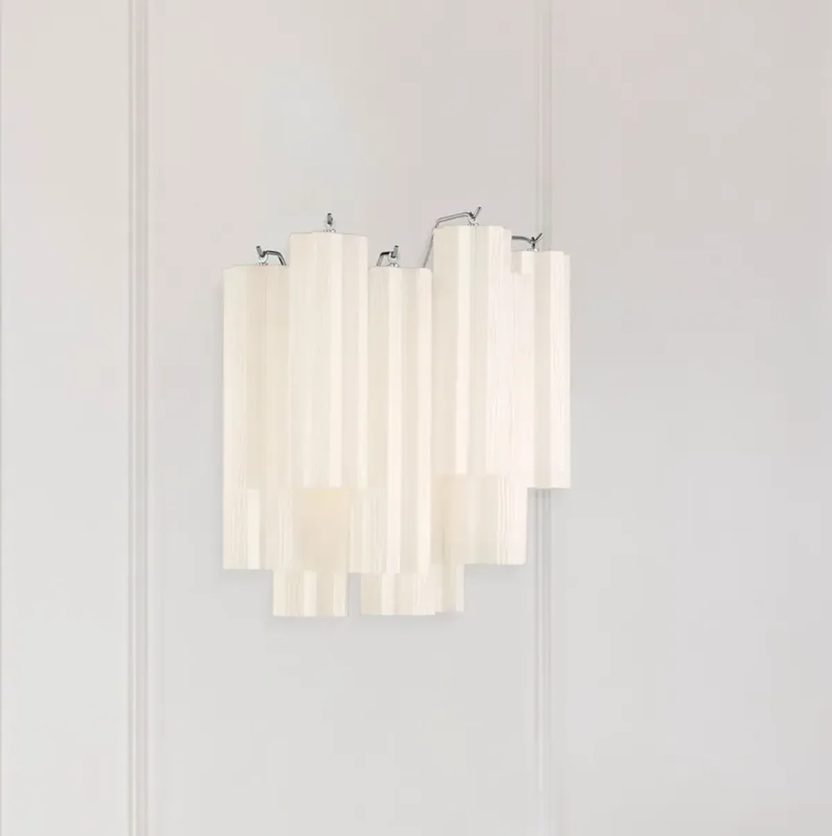 Addis 2-Light Wall Sconce - Crystorama - White
