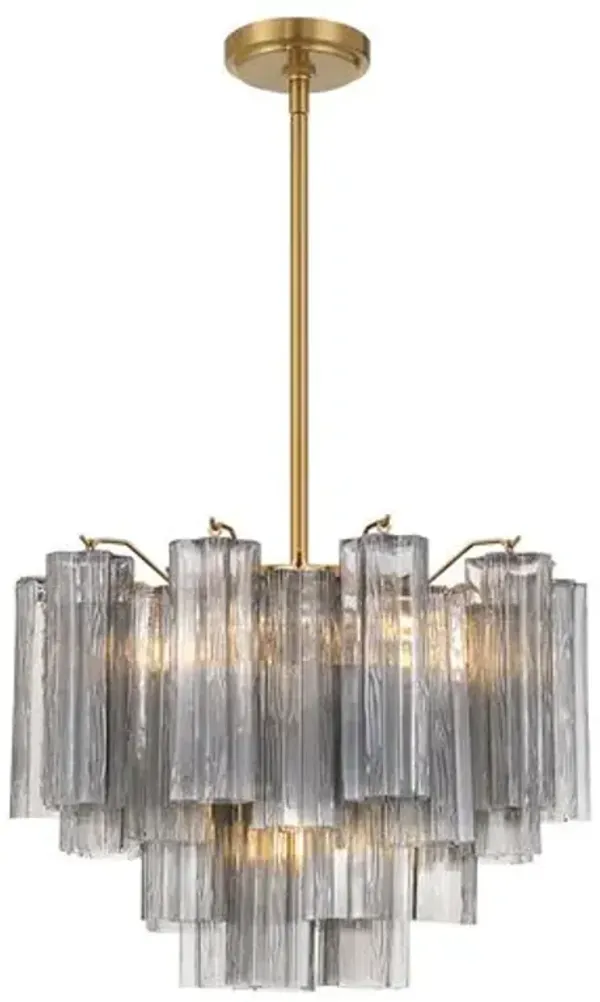 Addis 6-Light Chandelier - Crystorama - Gray