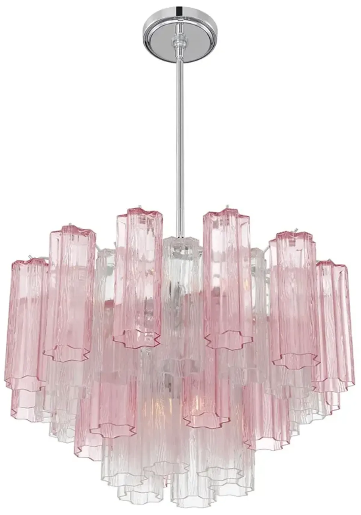 Addis 6-Light Chandelier - Crystorama - Pink