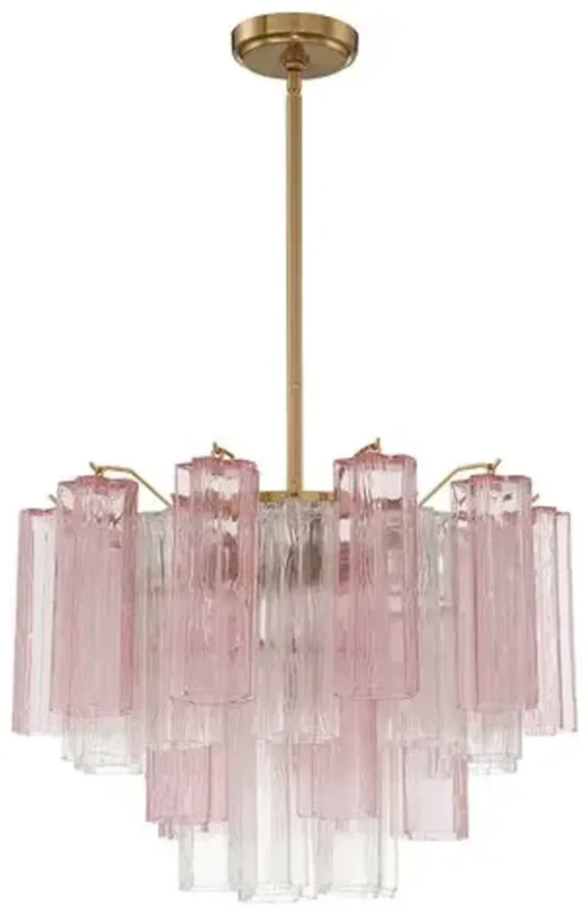 Addis 9-Light Chandelier - Crystorama - Pink