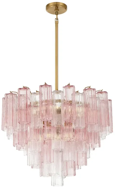 Addis Glass 12-Light Chandelier