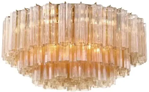 Addis 16-Light Flush Mount - Crystorama - Gold