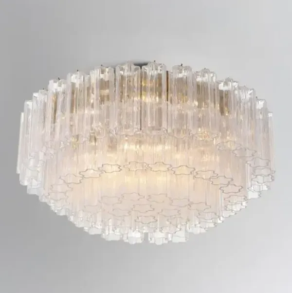 Addis 16-Light Flush Mount - Crystorama - Clear