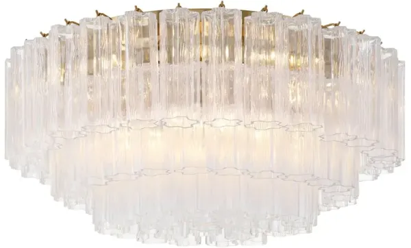 Addis 16-Light Flush Mount - Crystorama - Clear