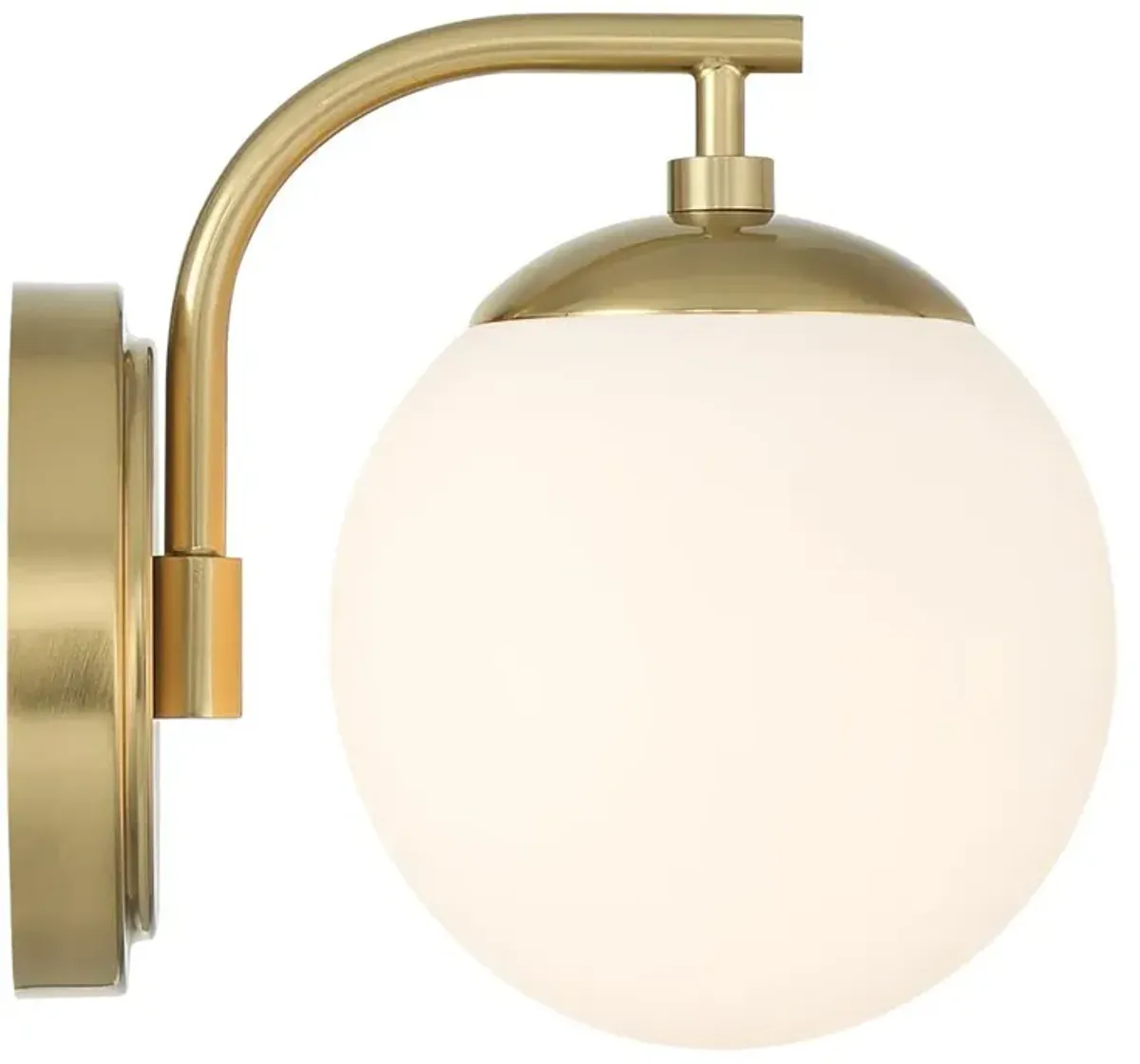 Maverick 1-Light Bathroom Vanity Wall Sconce - Vibrant Gold - Crystorama
