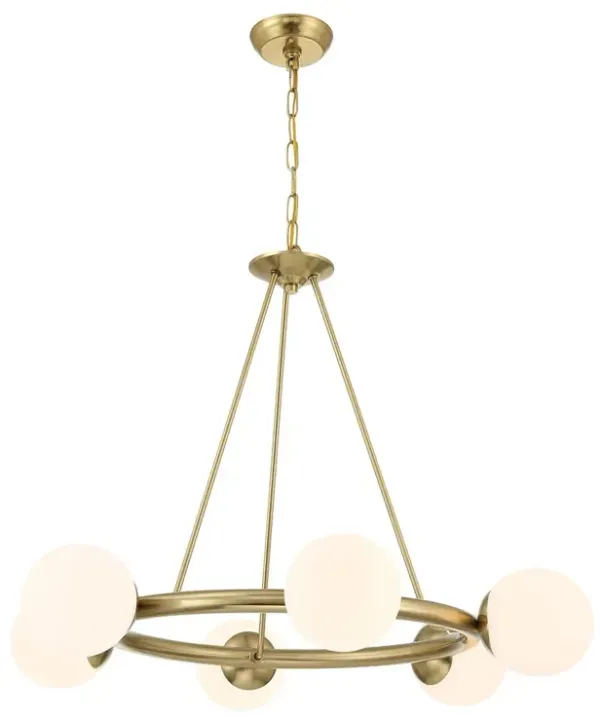 Maverick 6-Light Chandelier - Vibrant Gold - Crystorama