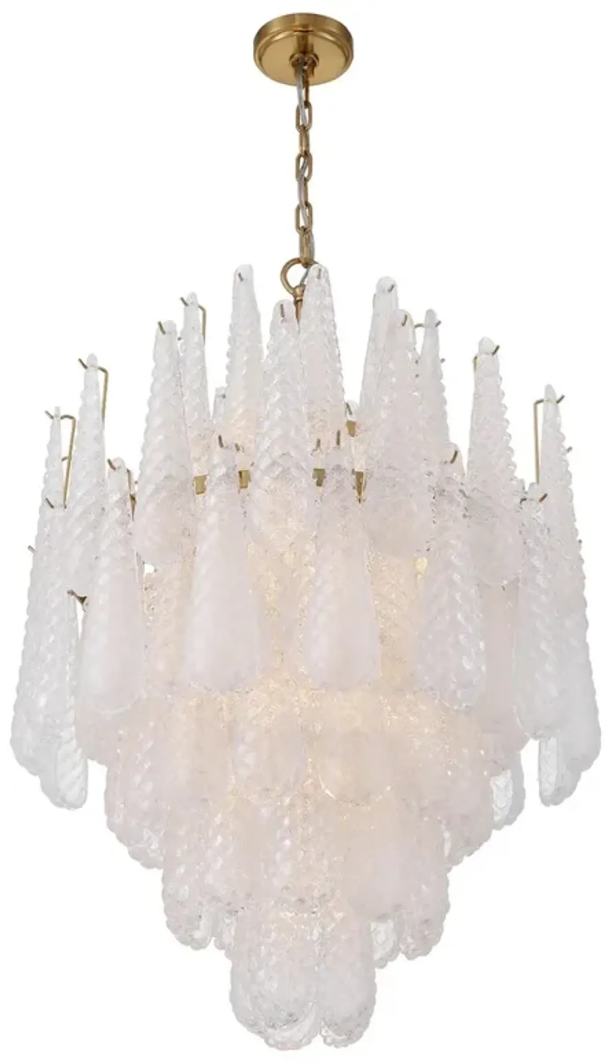 Ollie 16-Light Hand-Blown Glass Chandelier - Crystorama - Clear