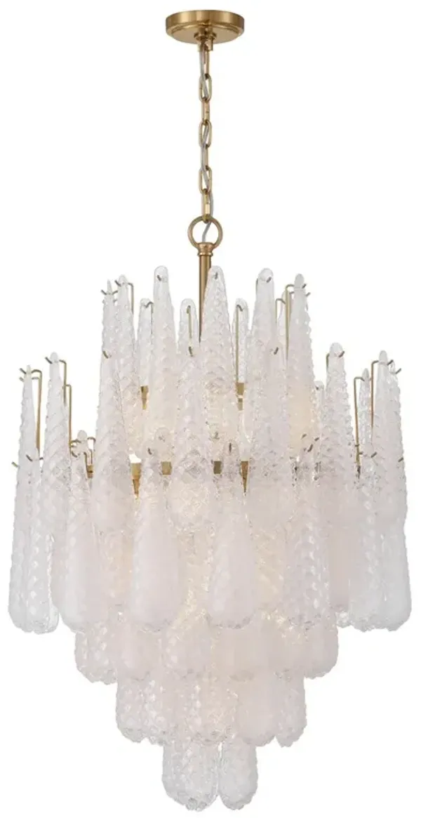 Ollie 16-Light Hand-Blown Glass Chandelier - Crystorama - Clear