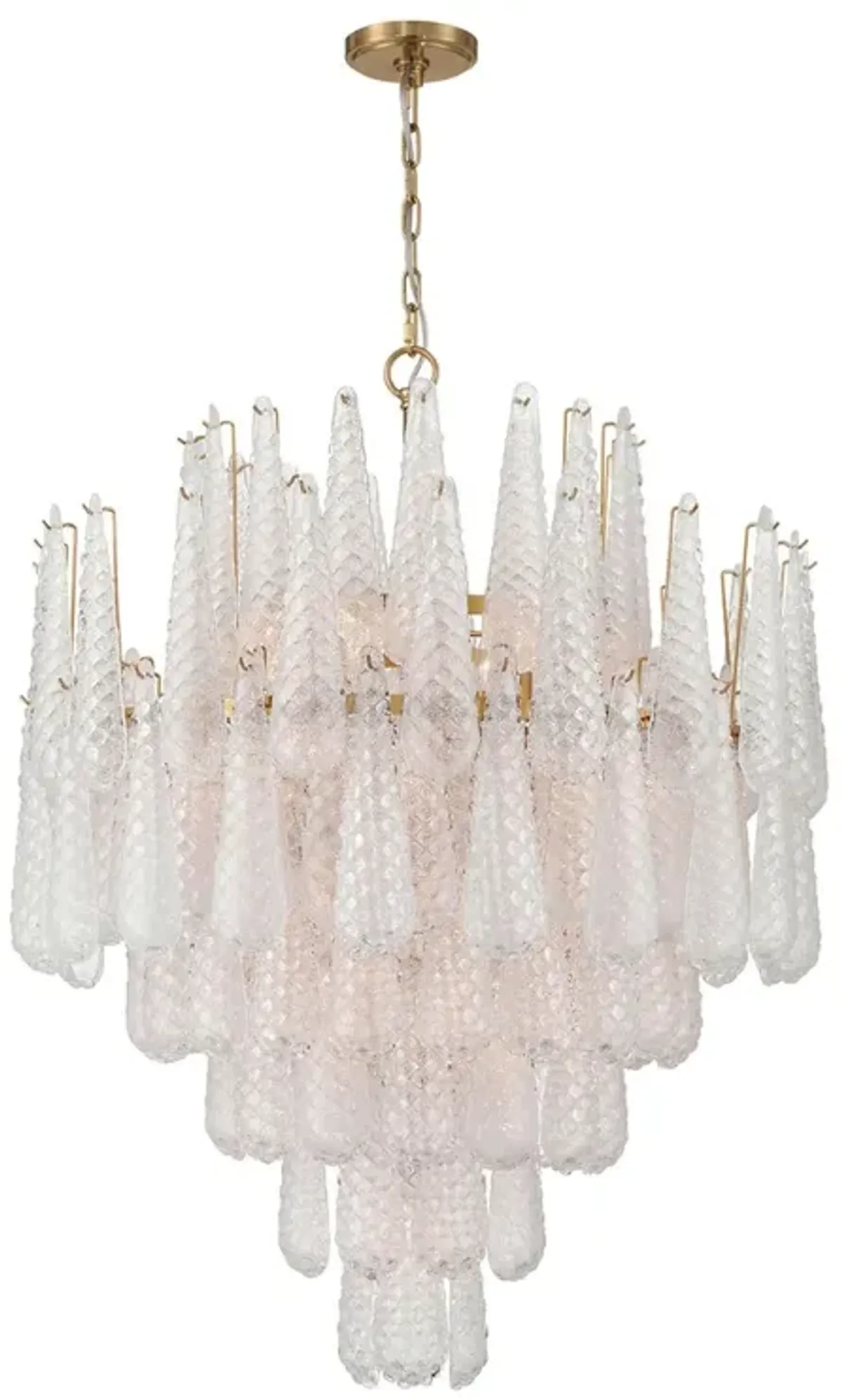 Ollie 21-Light Hand-Blown Glass Chandelier - Crystorama - Clear