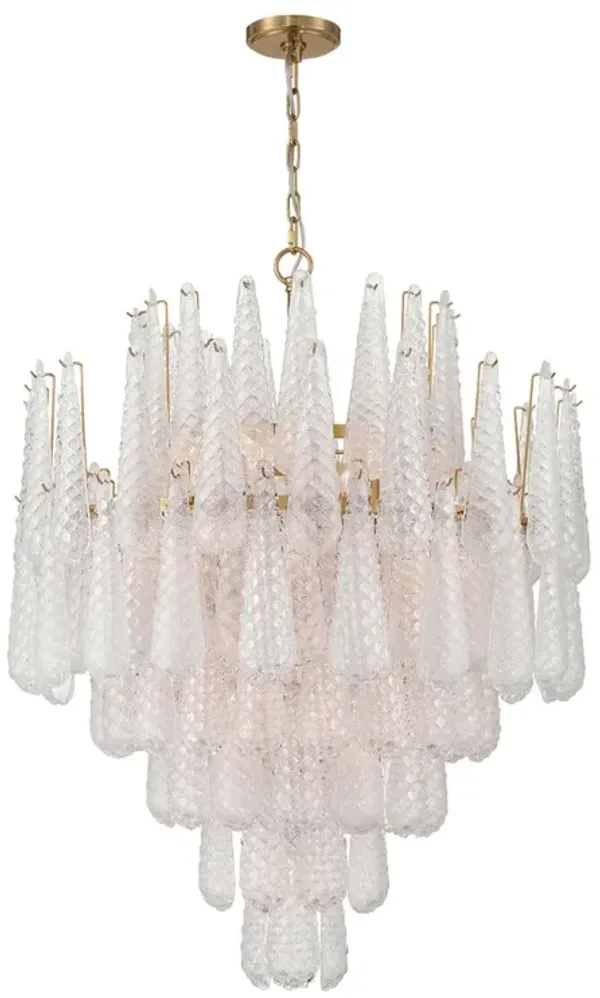 Ollie 21-Light Hand-Blown Glass Chandelier - Crystorama - Clear